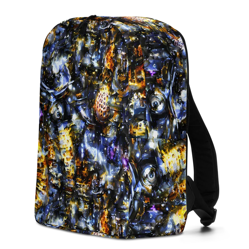 Obsidian Aurora on Minimalist Backpack — Left