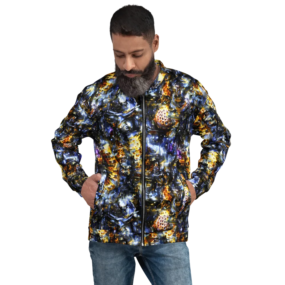 Obsidian Aurora on Bomber Jacket — Front