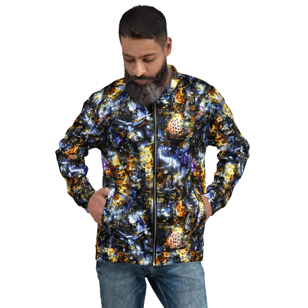 Obsidian Aurora on Bomber Jacket — Front