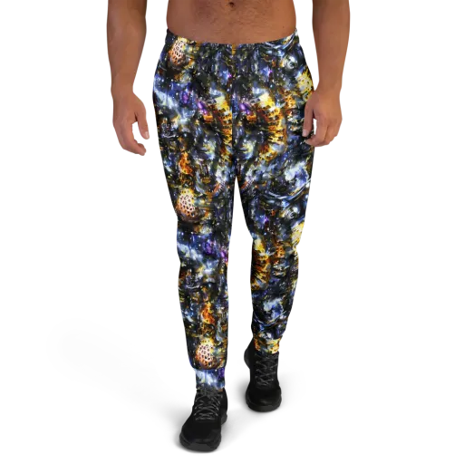 Obsidian Aurora on a Men's Joggers