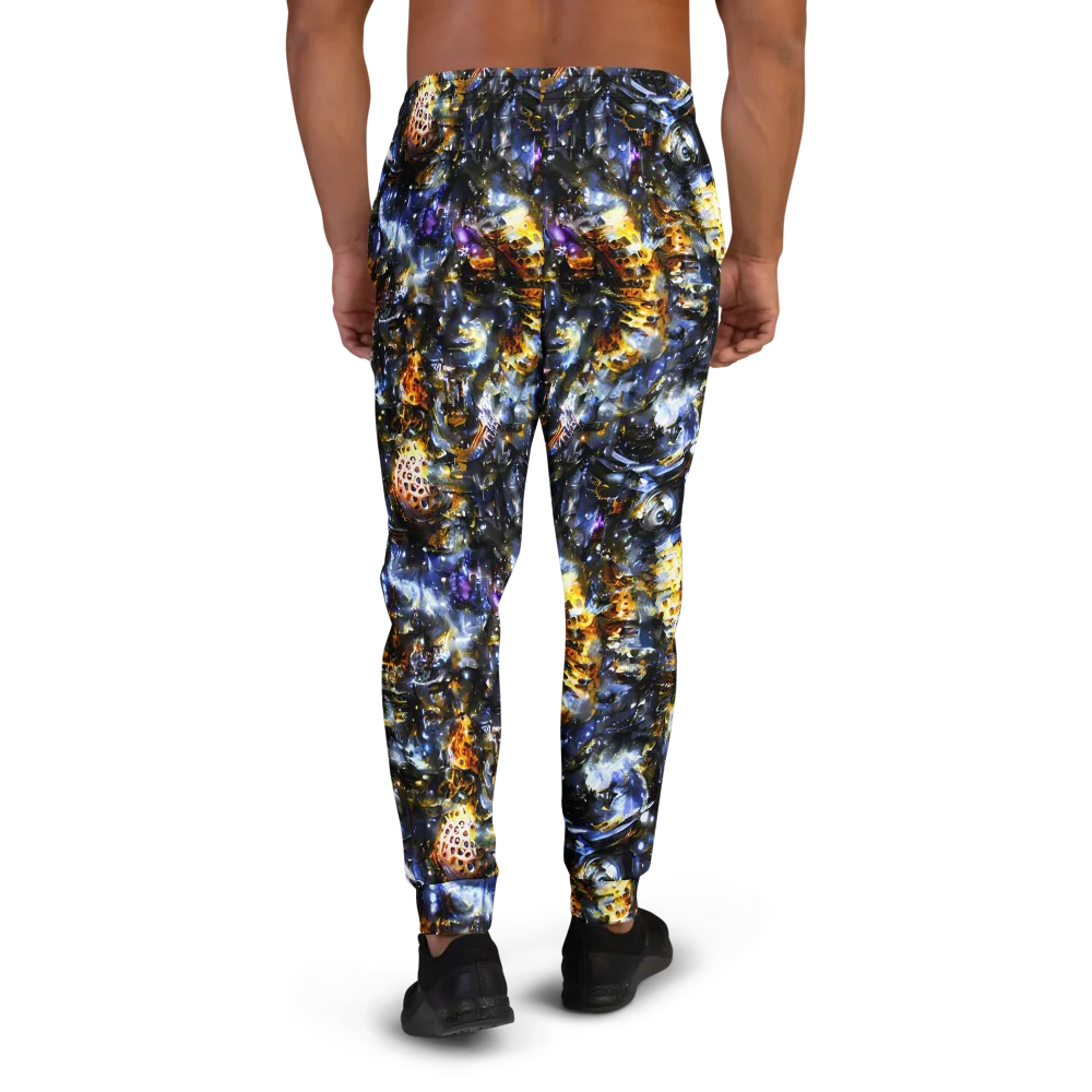 Obsidian Aurora on Men's Joggers — Back