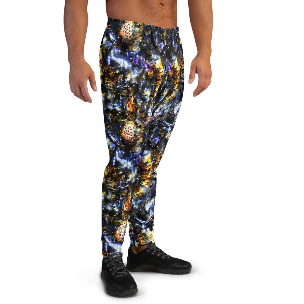 Obsidian Aurora on Men's Joggers — Right
