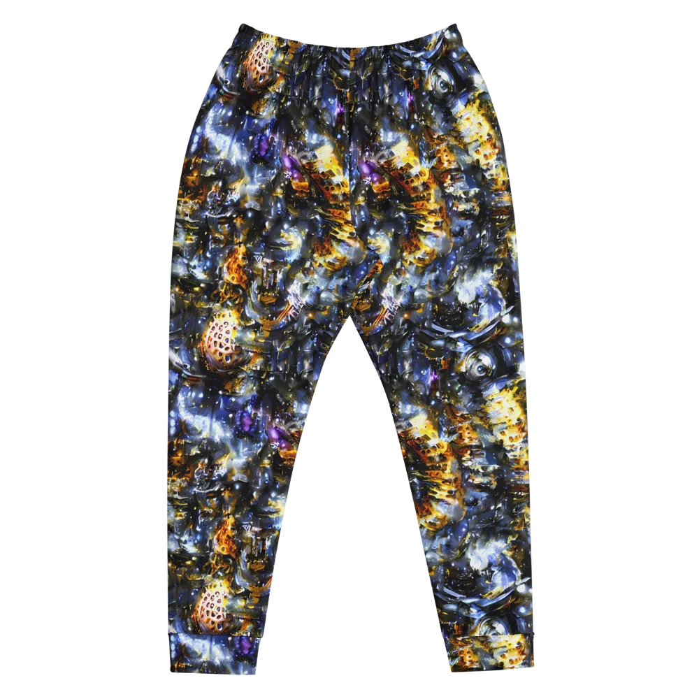 Obsidian Aurora on Men's Joggers — Front