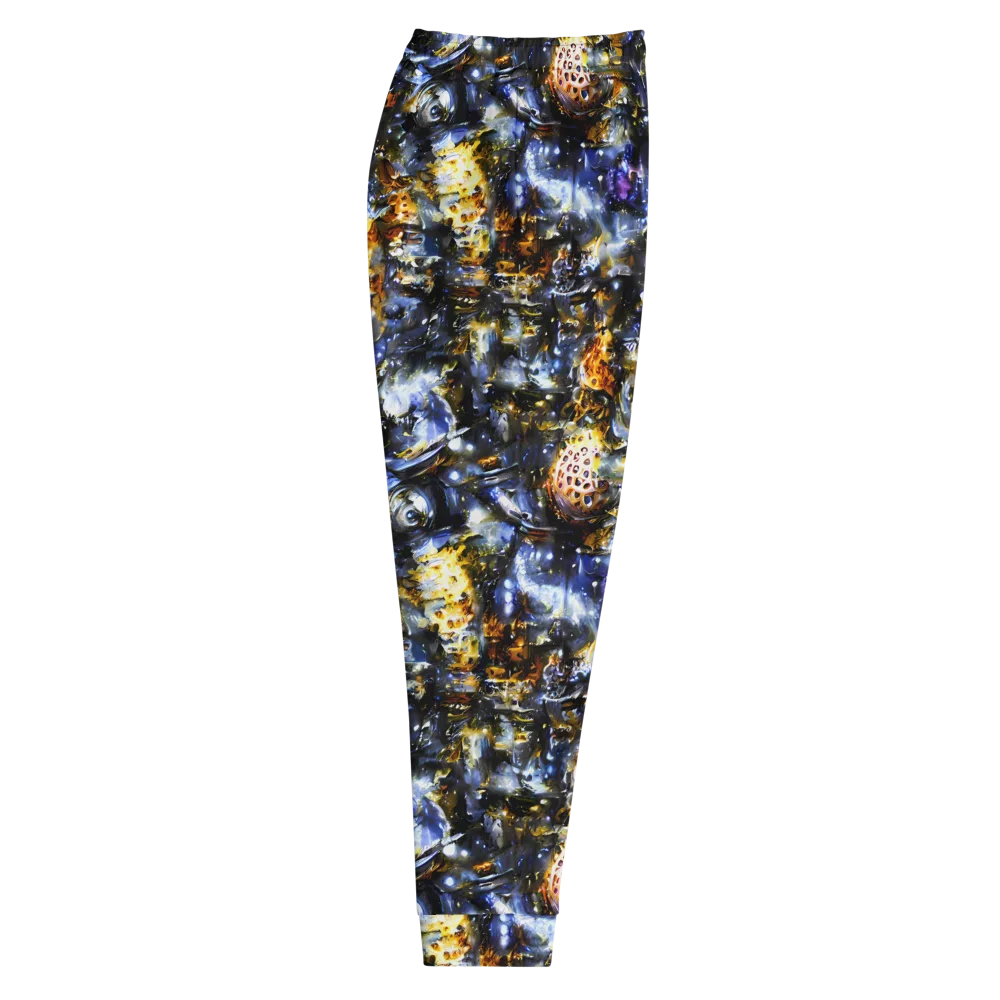 Obsidian Aurora on Men's Joggers — Right