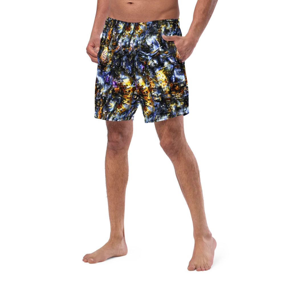 Obsidian Aurora on Swim Trunks — Left Front