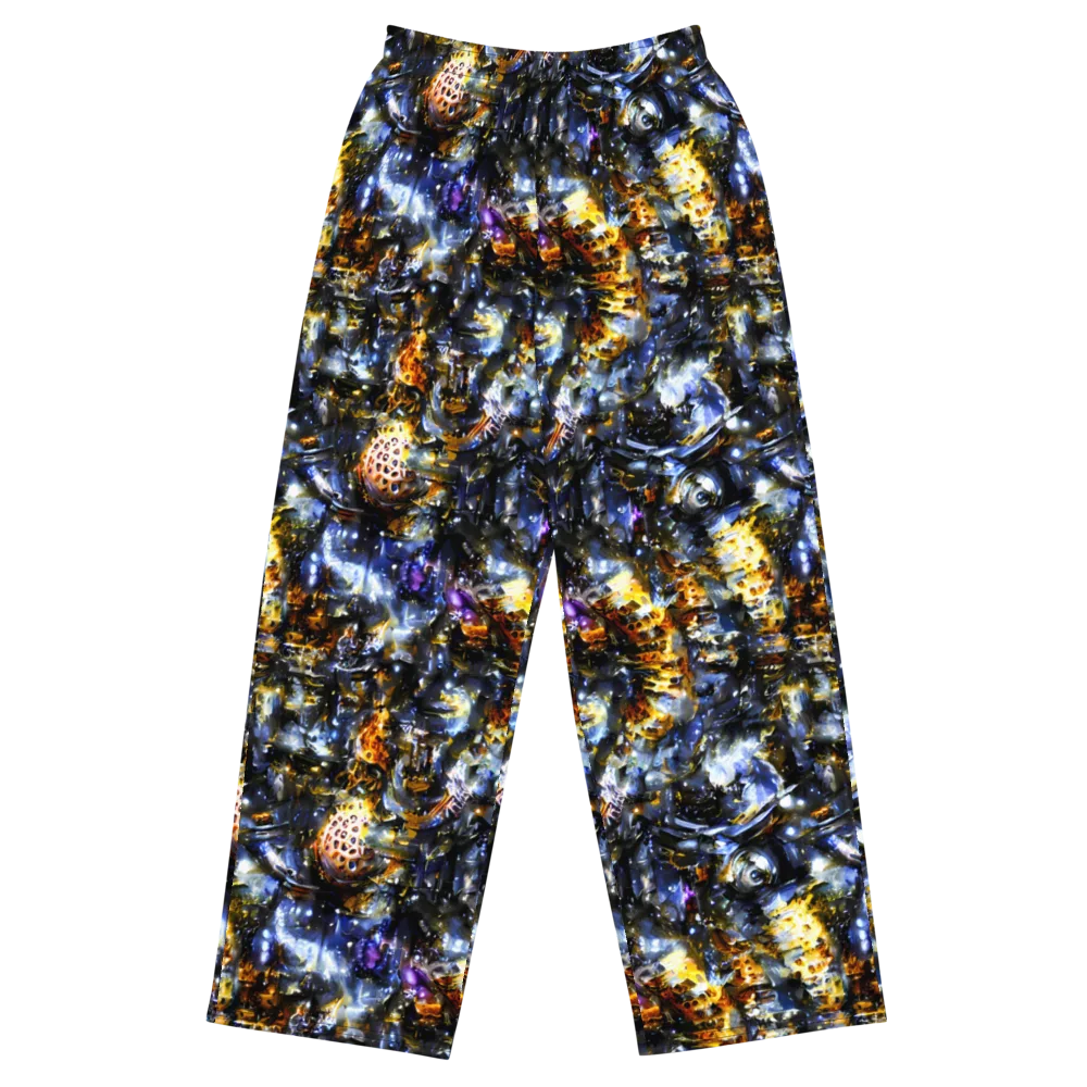 Obsidian Aurora on Wide-Leg Pants — Front