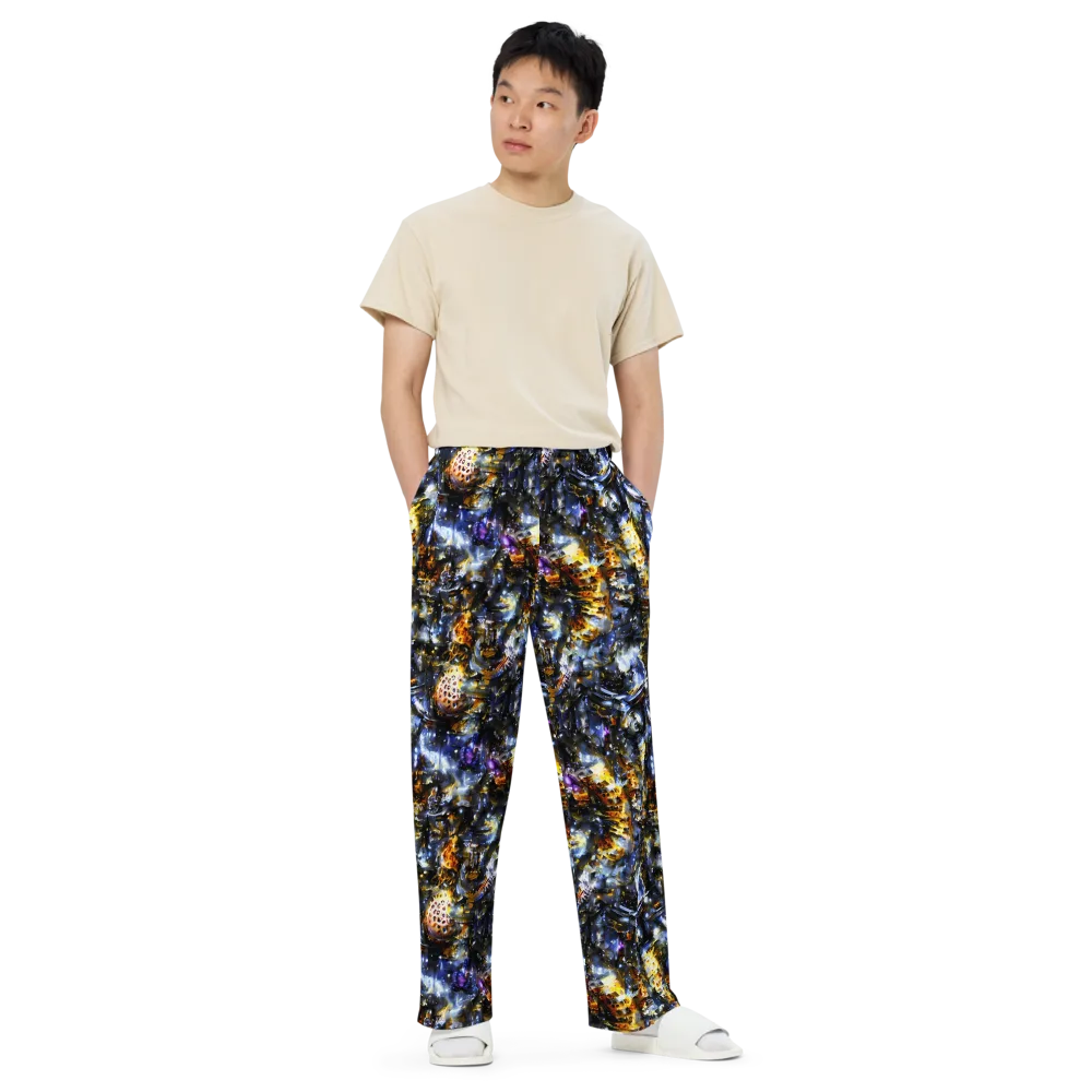 Obsidian Aurora on Wide-Leg Pants — Front