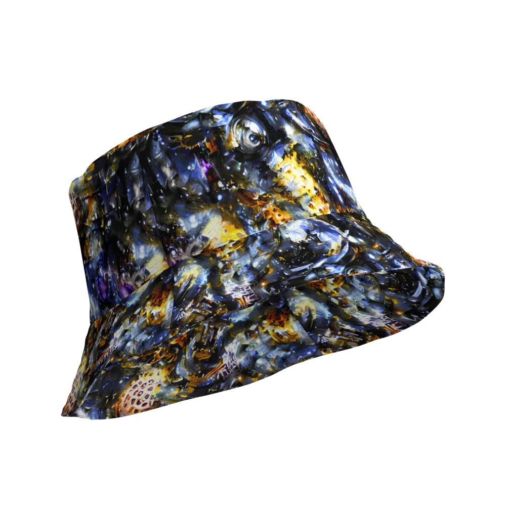 Obsidian Aurora on Reversible Bucket Hat — Product details Outside