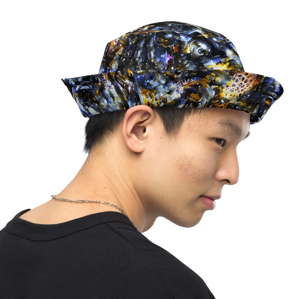 Obsidian Aurora on Reversible Bucket Hat — Right Outside