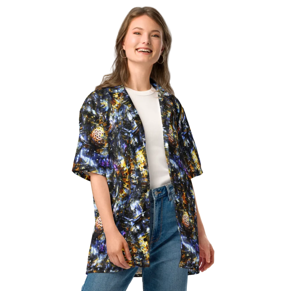 Obsidian Aurora on Button Shirt — Front