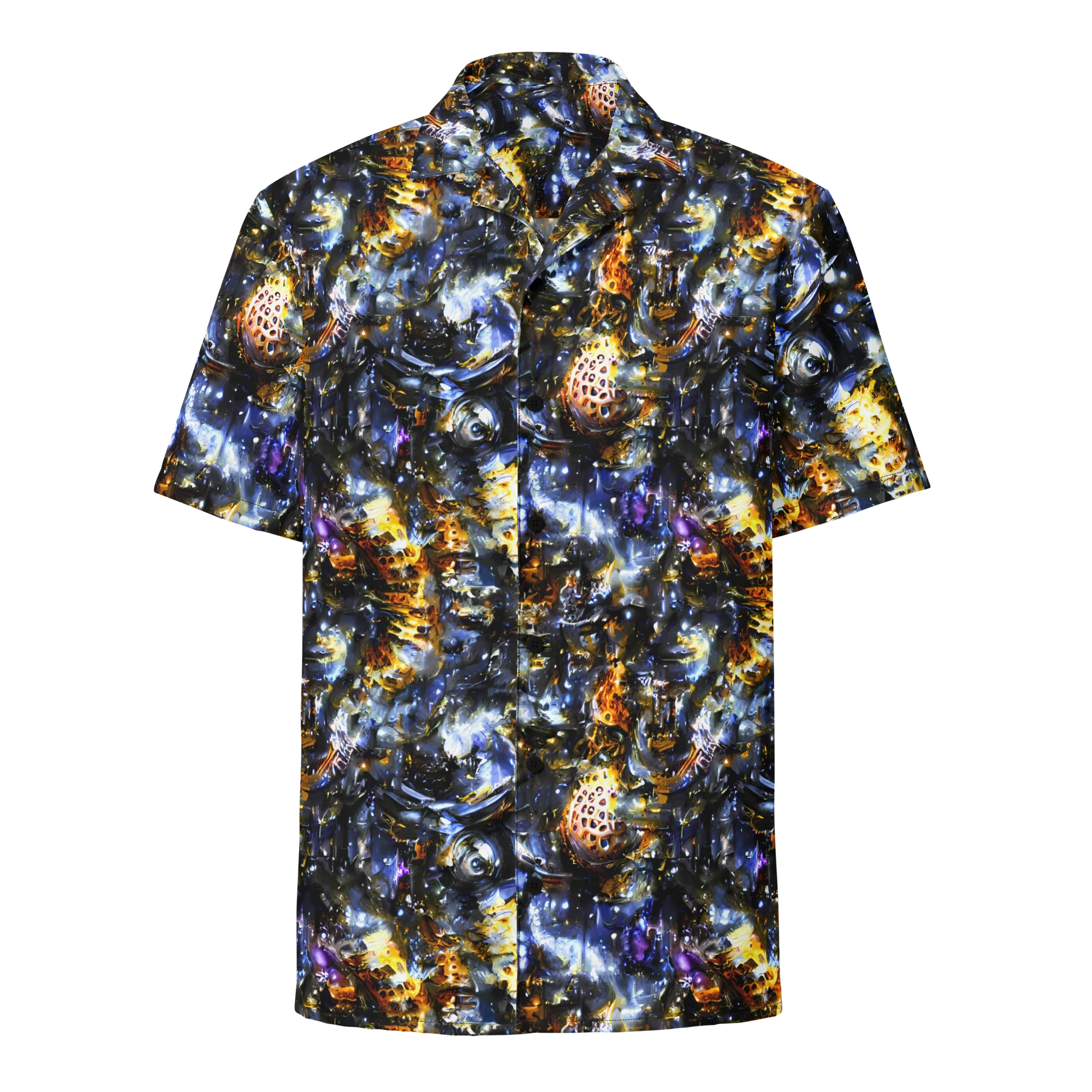 Obsidian Aurora on Button Shirt — Front