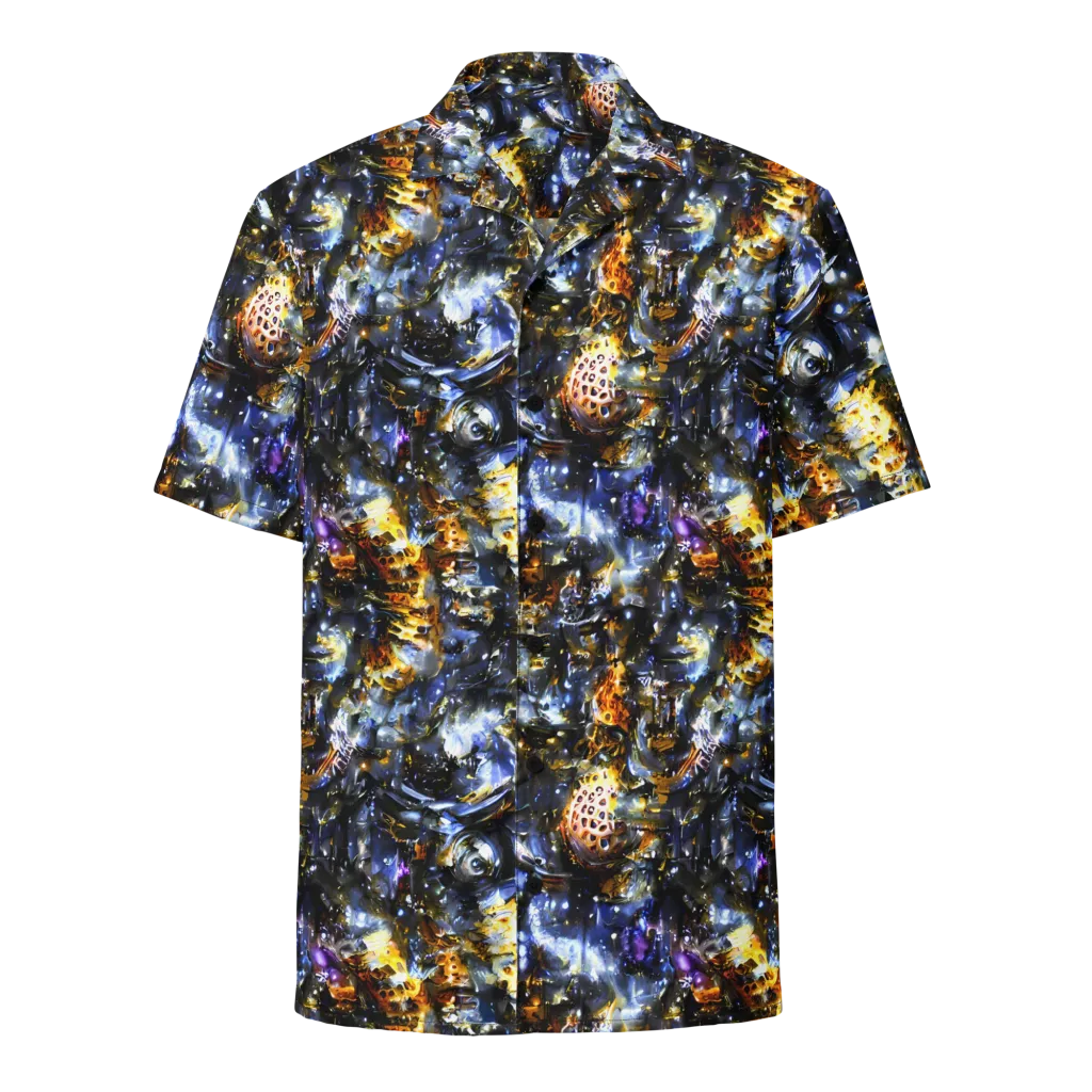 Obsidian Aurora on Button Shirt — Front