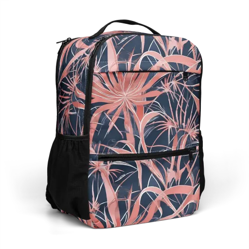 Coral Bloom Voltage on a Utility Backpack