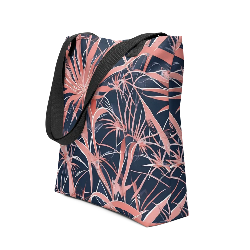 Coral Bloom Voltage on Tote Bag — Front