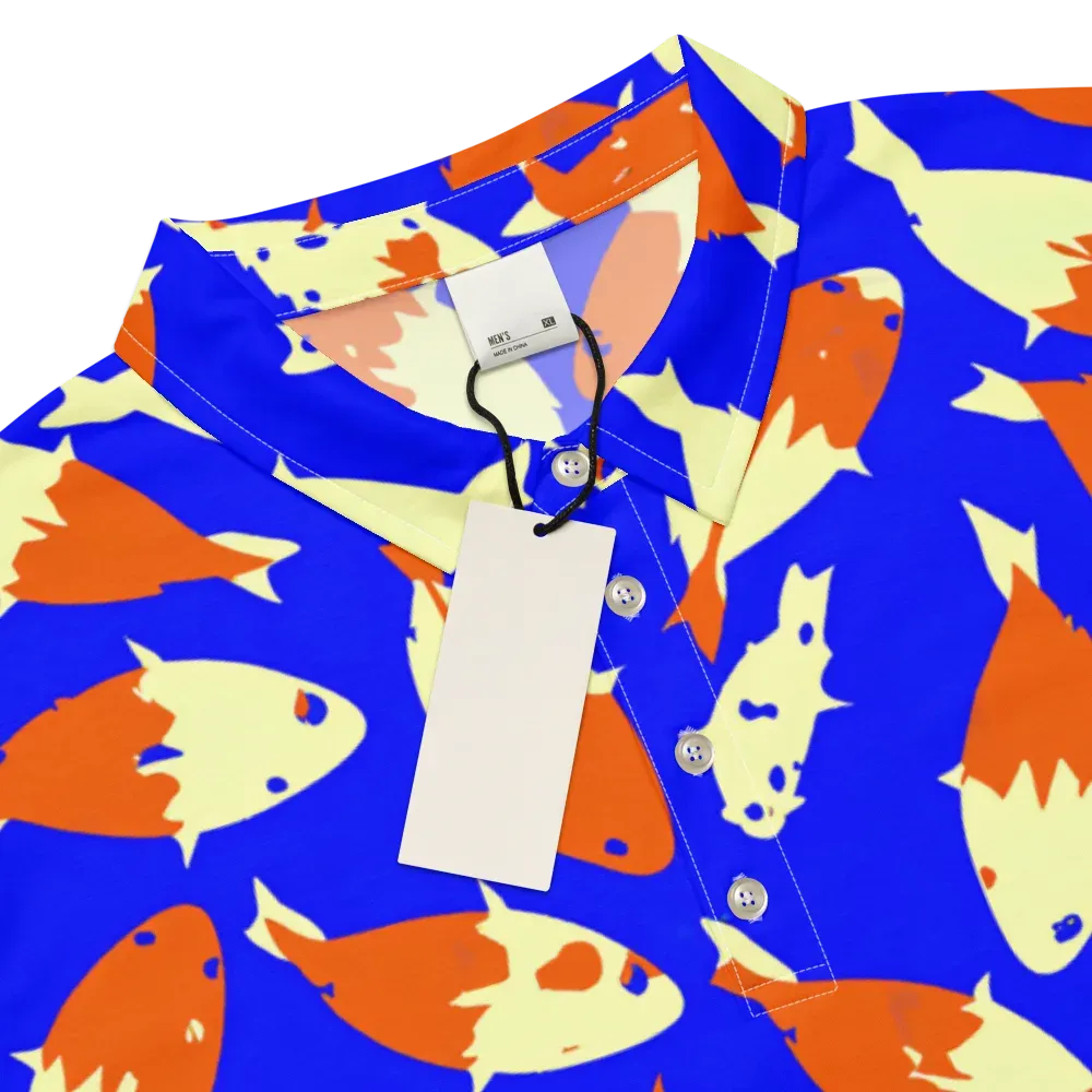 Koi Voltage on Men's Slim Fit Polo Shirt — Product details