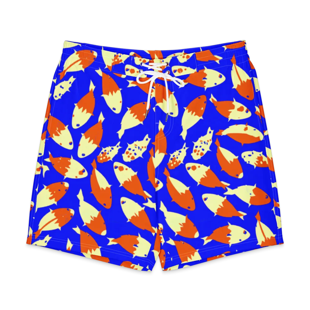 Koi Voltage on Men's Board Shorts — Front