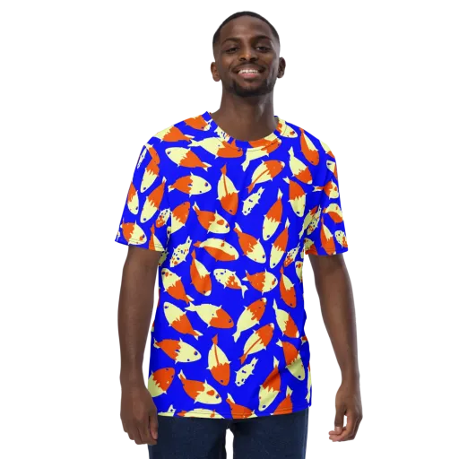Koi Voltage on a Men's Crew Neck T-Shirt