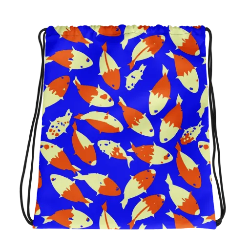 Koi Voltage on a Drawstring Bag