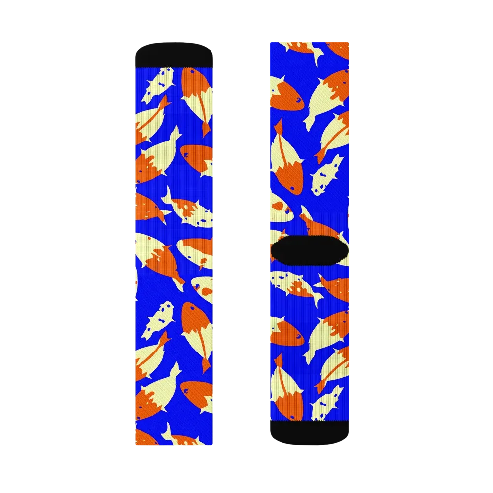 Koi Voltage on Socks — Right Sock