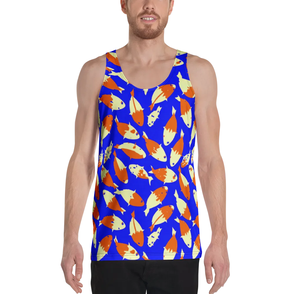 Koi Voltage on Men's Tank Top — Front