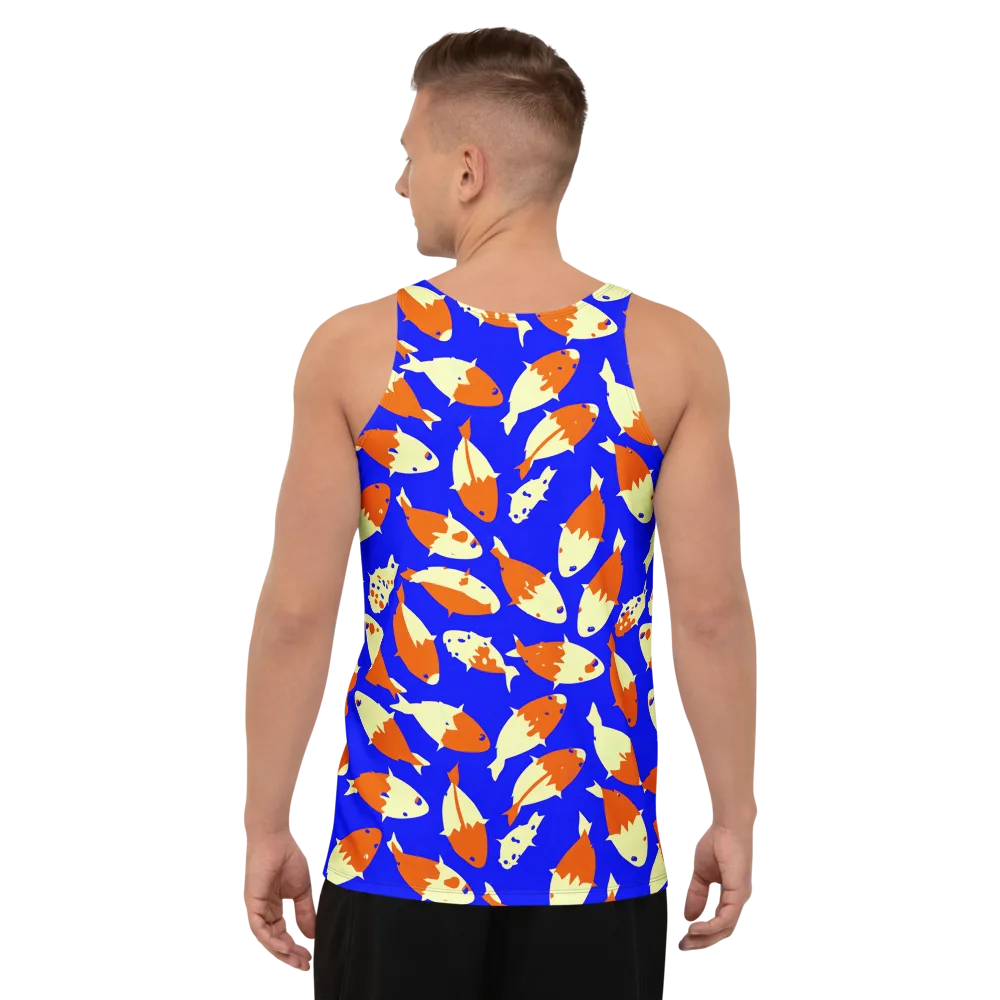 Koi Voltage on Men's Tank Top — Back