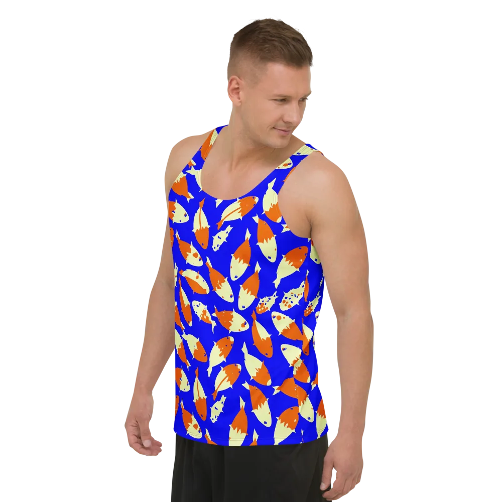 Koi Voltage on Men's Tank Top — Left Front