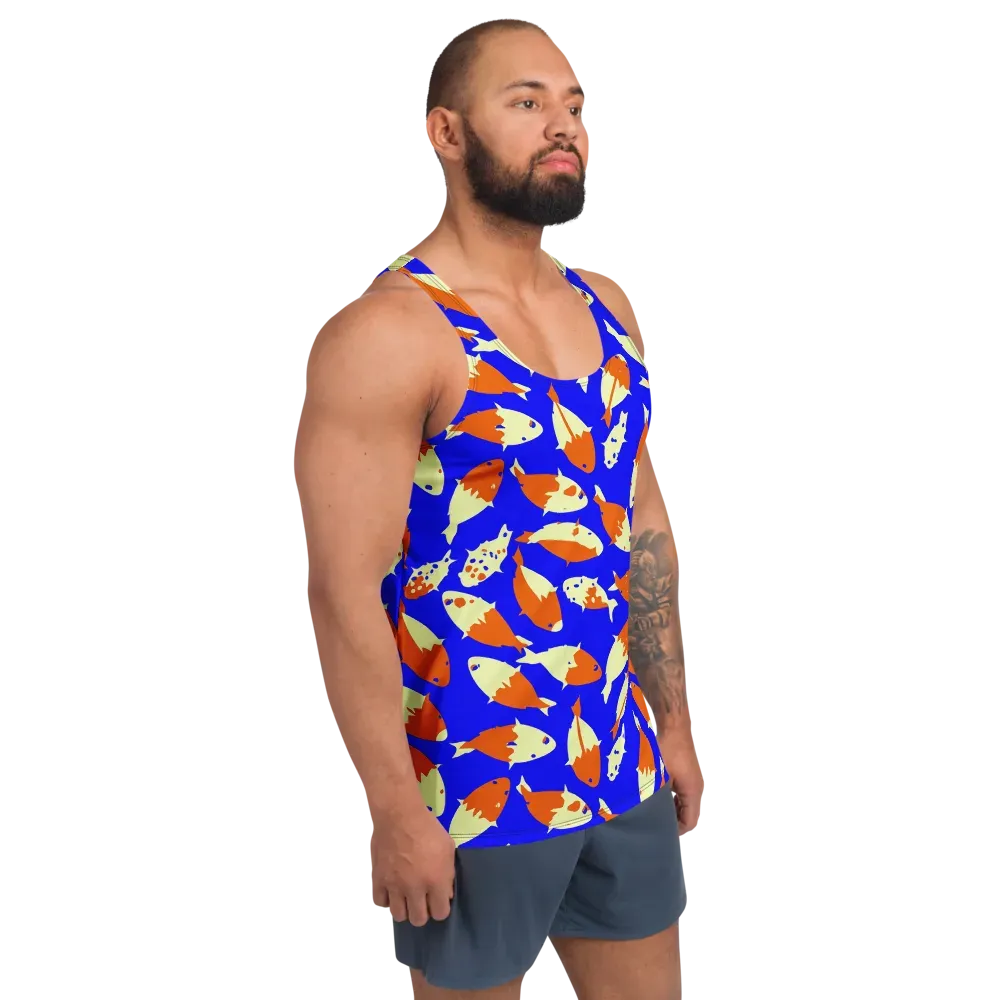 Koi Voltage on Men's Tank Top — Right Front