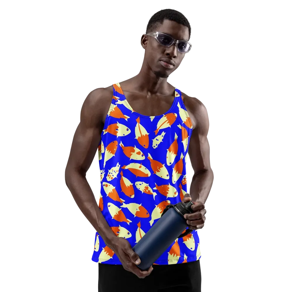 Koi Voltage on Men's Tank Top — Front