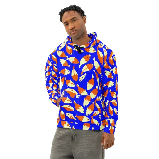Koi Voltage on a Cotton Hoodie