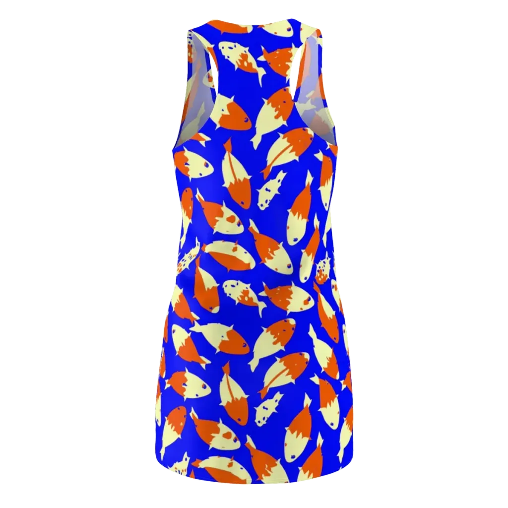 Koi Voltage on Racerback Dress — Back