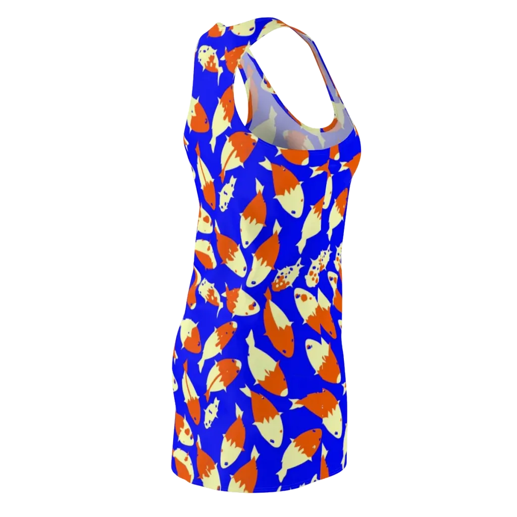 Koi Voltage on Racerback Dress — Back Side