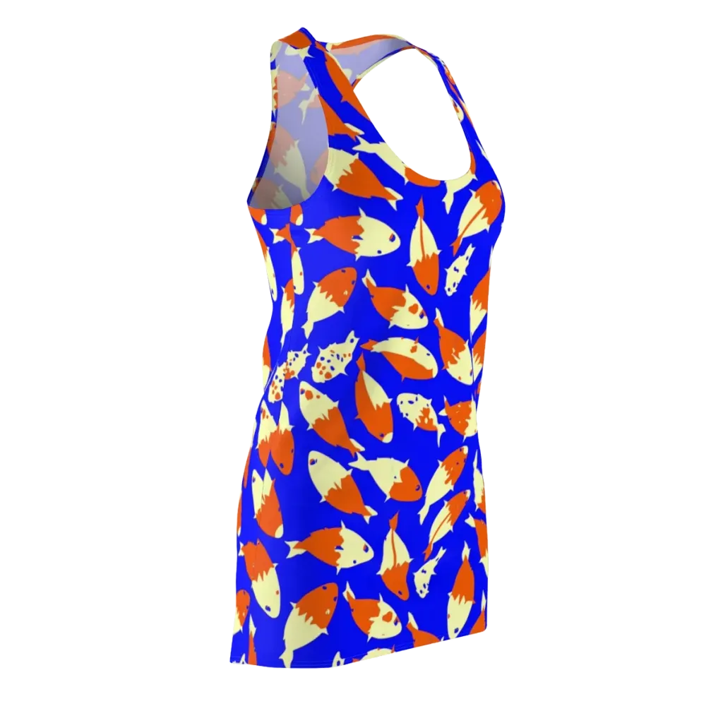 Koi Voltage on Racerback Dress — Front Side