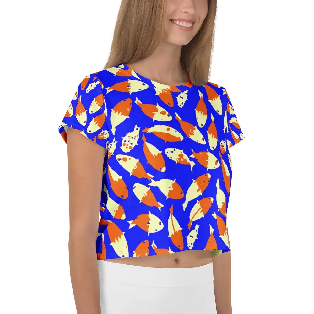 Koi Voltage on Crop Tee — Right