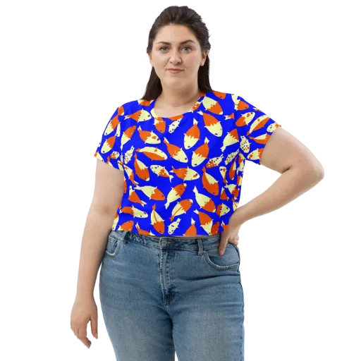 Koi Voltage on a Crop Tee