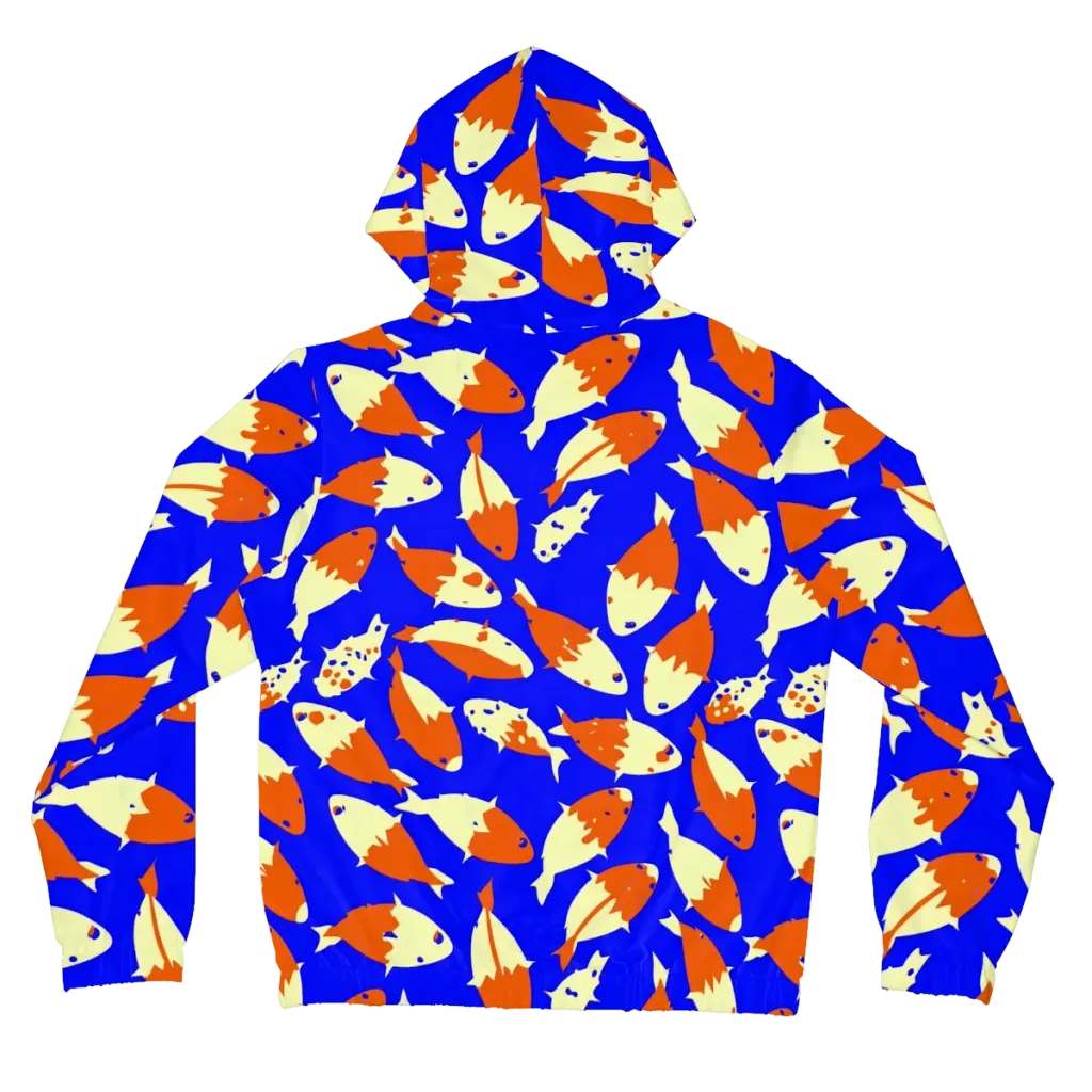 Koi Voltage on Women's Full-Zip Hoodie — Back