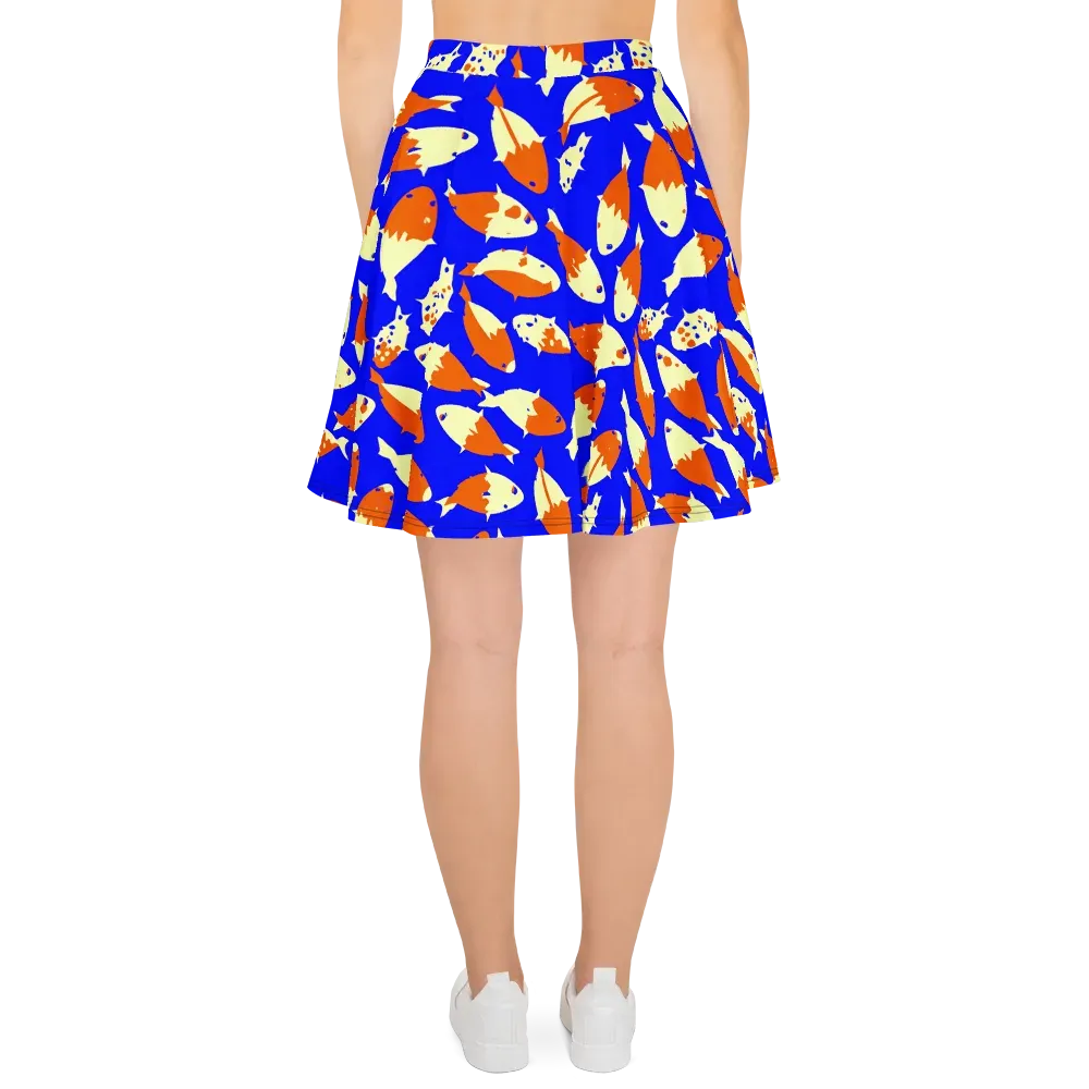 Koi Voltage on Skater Skirt — Back