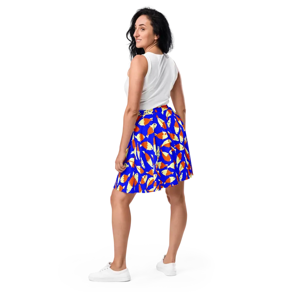 Koi Voltage on Skater Skirt — Back