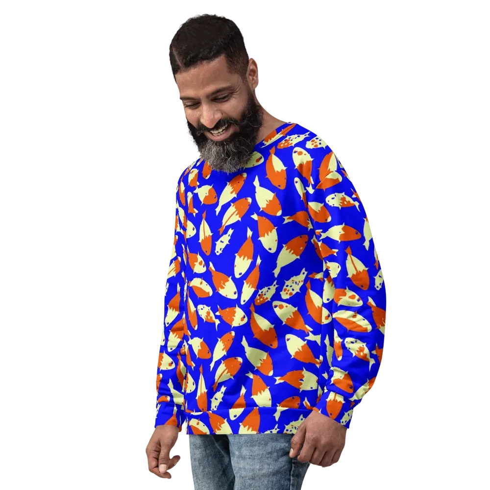 Koi Voltage on Sweatshirt — Left Front