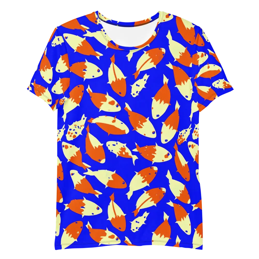 Koi Voltage on Men's Athletic T-Shirt — Front