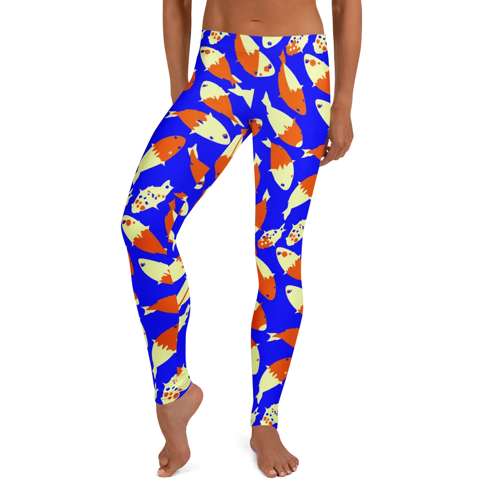 Koi Voltage on Leggings — Front