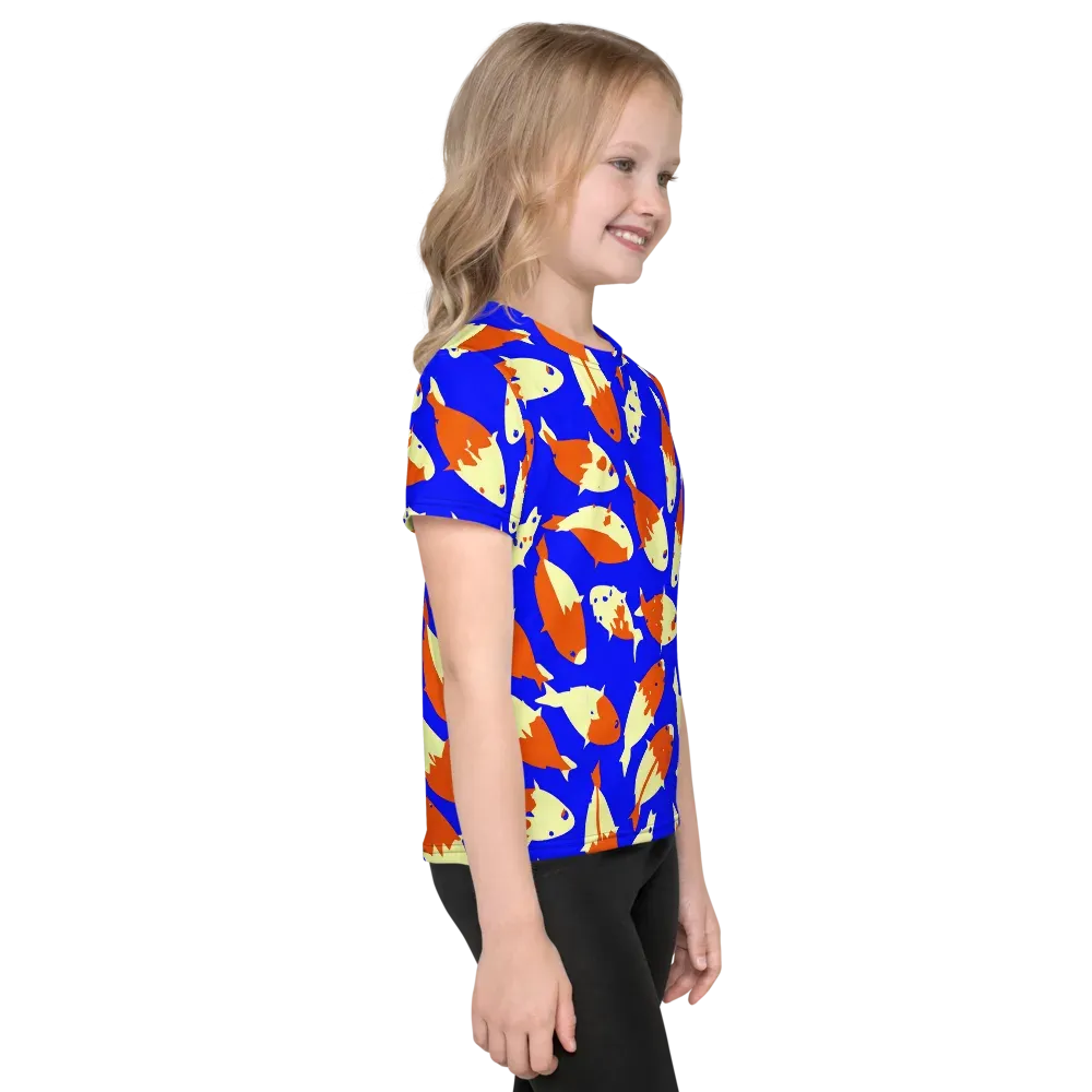 Koi Voltage on Kids Crew Neck T-Shirt — Right