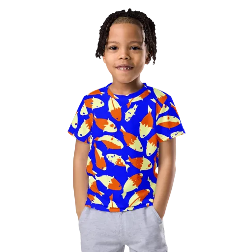 Koi Voltage on a Kids Crew Neck T-Shirt