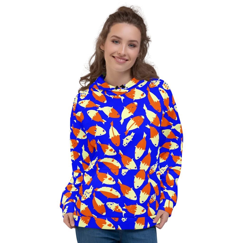 Koi Voltage on Hoodie — Front