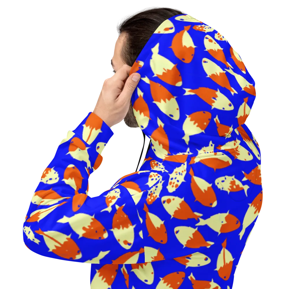 Koi Voltage on Hoodie — Back