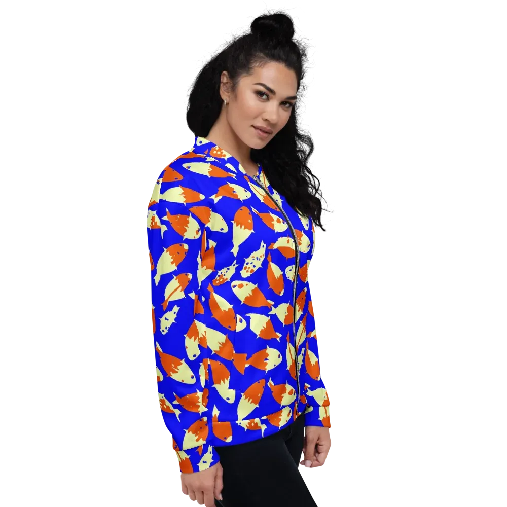 Koi Voltage on Bomber Jacket — Right