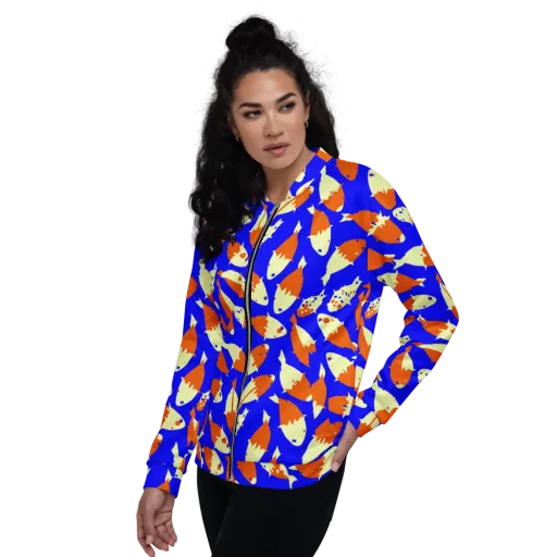Koi Voltage on a Bomber Jacket
