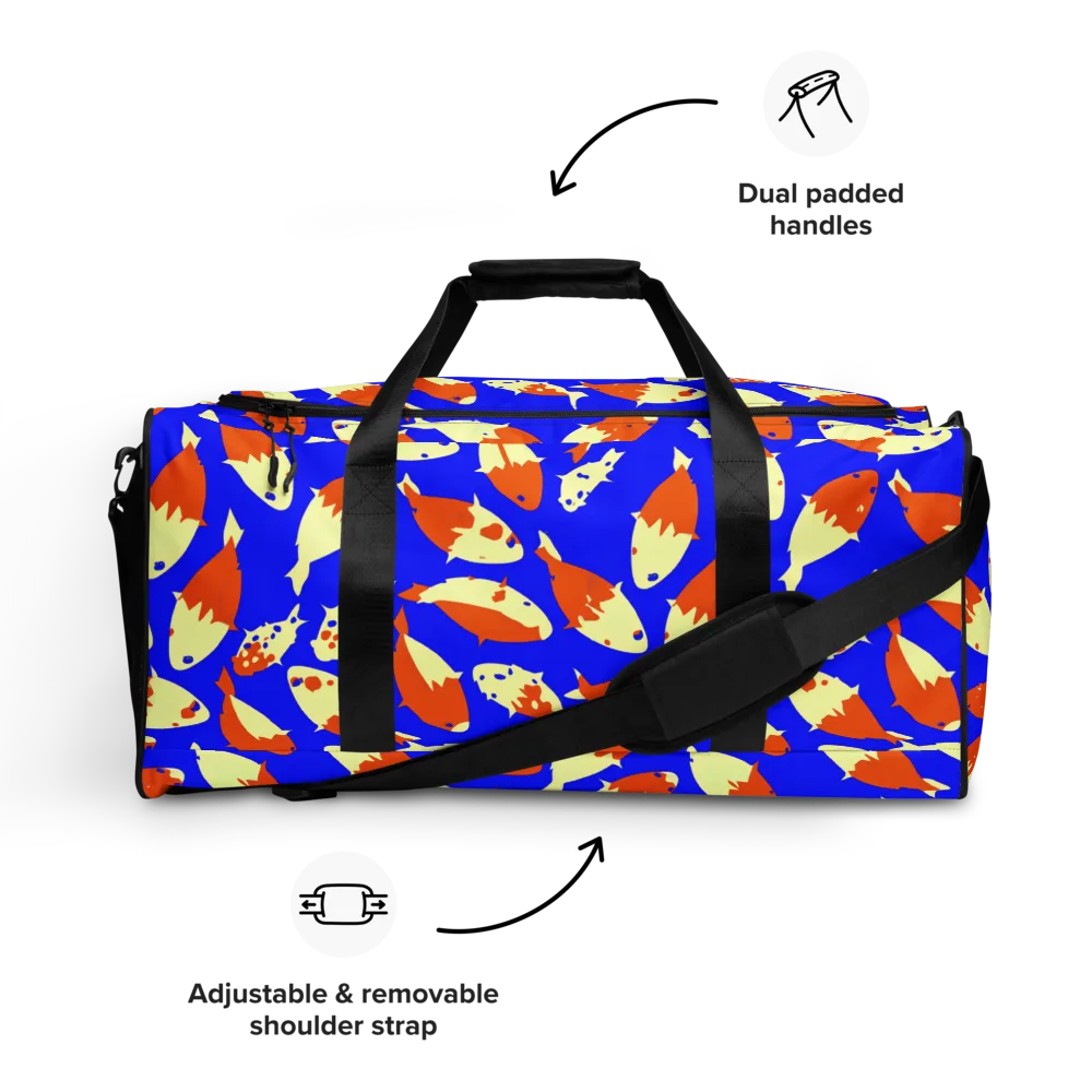 Koi Voltage on Duffle Bag — Front