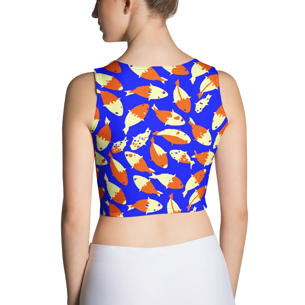 Koi Voltage on Crop Top — Back