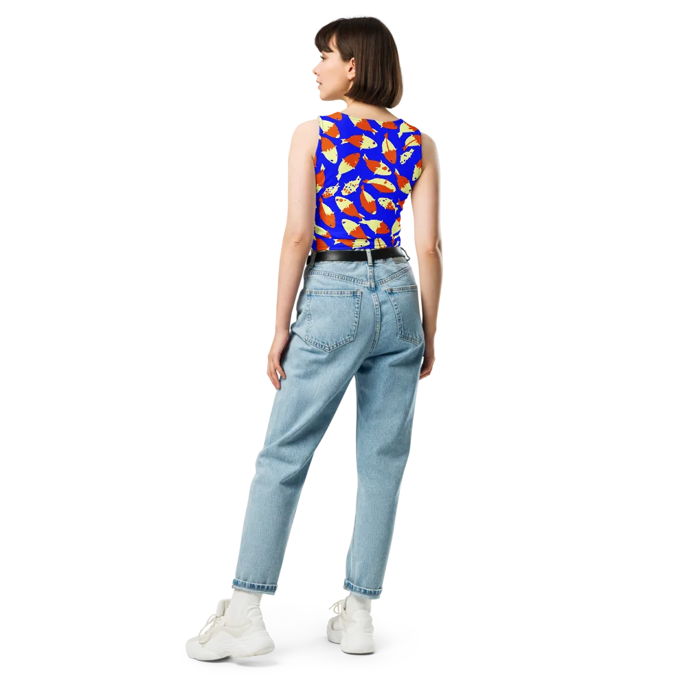 Koi Voltage on Crop Top — Back