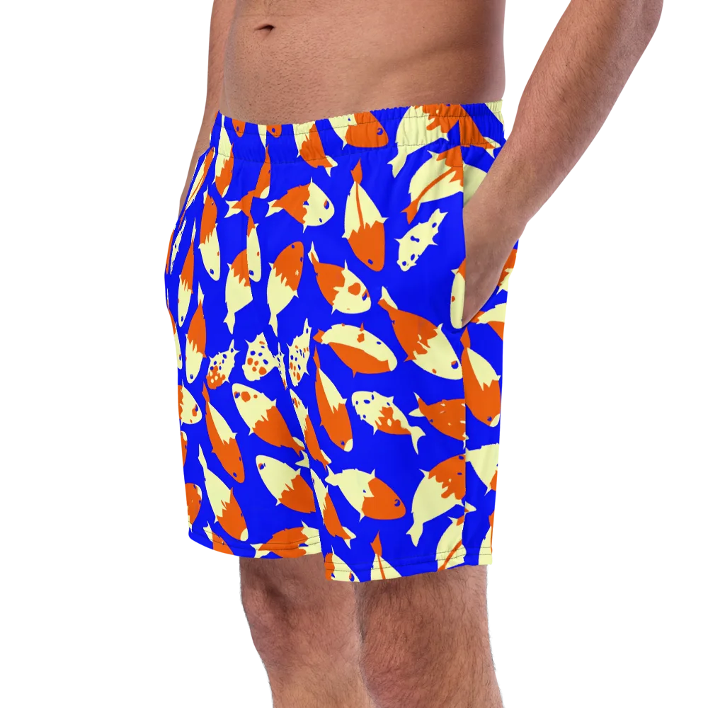 Koi Voltage on Swim Trunks — Left Front